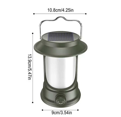 Portable Dual Solar/USB Camping LED Lantern | LY17