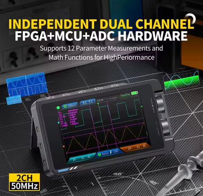 FNIRSI DS215H Handheld 2IN1 Dual Channel Oscilloscope