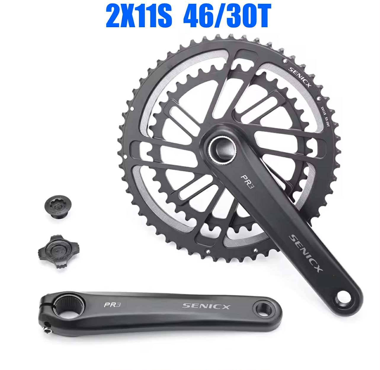 SENICX PR3 Bicycle Crankset 2X11S 46/30T
