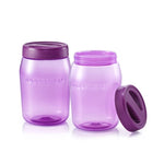 Tupperware Universal Jar Handle Seal Flat Cover 1.5L Pink 2pc set