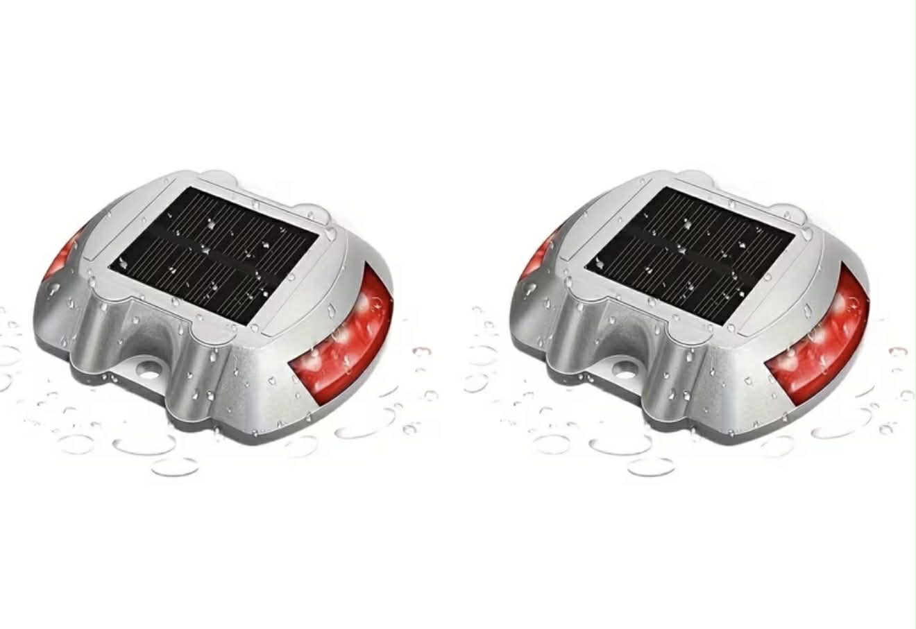 Solar LED Dock Light Driveway Marker Lights | 2pcs | 4 Colours
