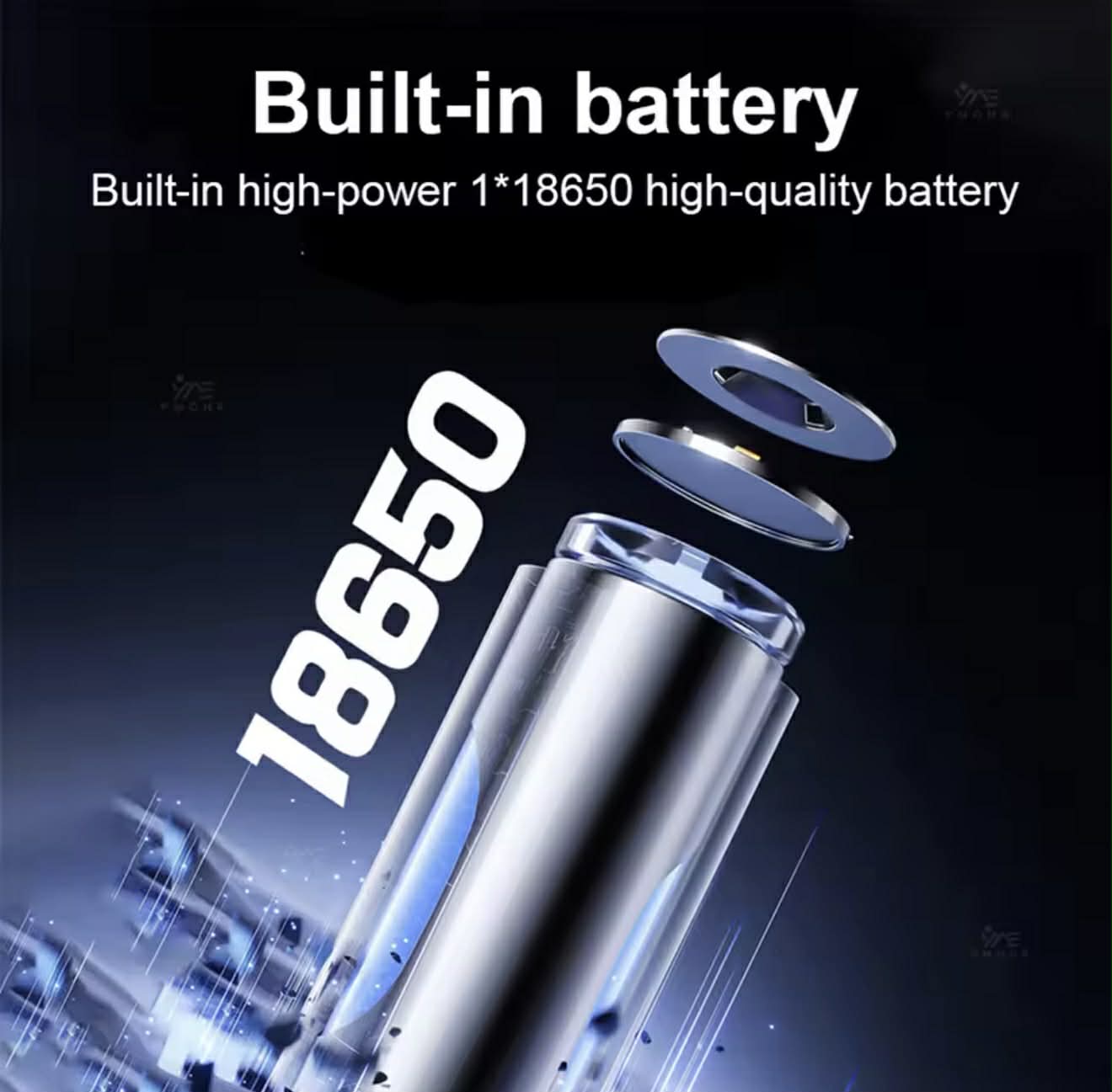 Handheld White Laser Wick Flashlight + 16*LED Side Light