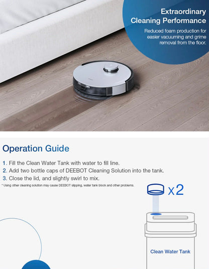 ECOVACS DEEBOT Cleaning Solution (1L) DEEBOT All Series
