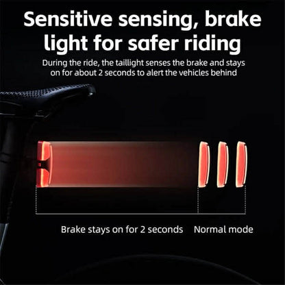 ROCKBROS REX02 Smart Bicycle Tail Light LED