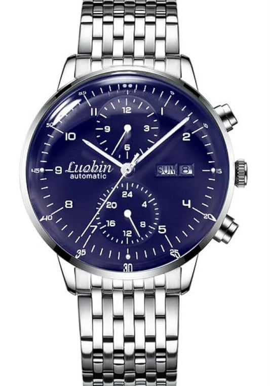 Luobin Automatic 42mm Watch W/2 Styles Strap | LB1815