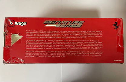 Bburago Ferrari Daytona SP3 - 1:18 Scale Model