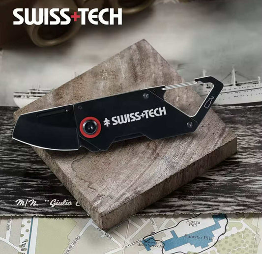 Swiss+Tech Folding Pocket Knife Keychain | ST014007