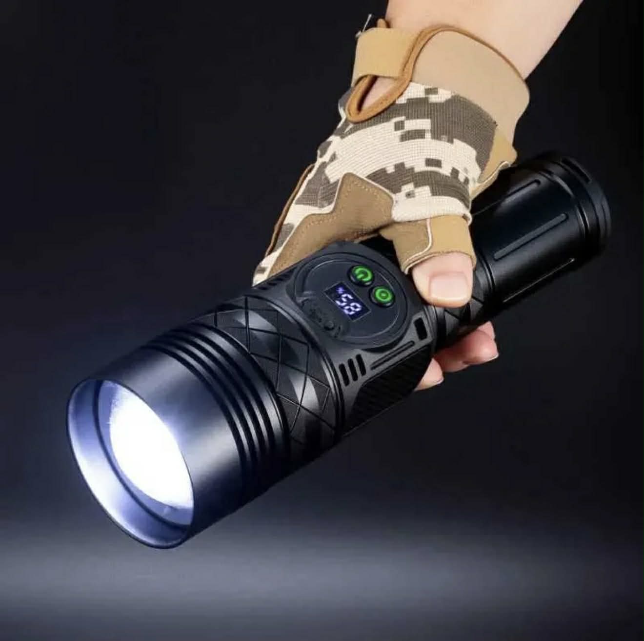 Aurora Cannon Flashlight W/Bluetooth Speaker | W5255B