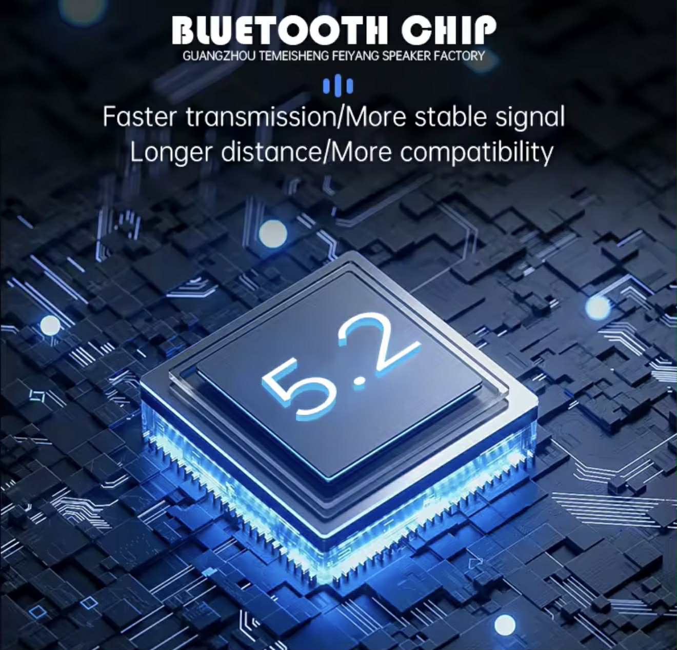 DEYIND BT Speaker 5” RGB LED Lights | CS-0412