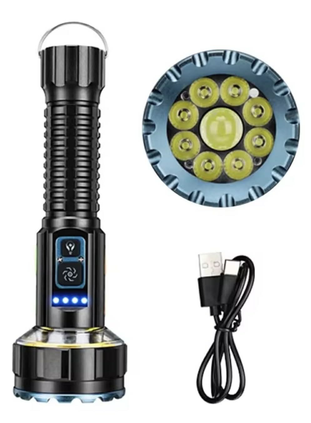 White Laser + COB Camping Lamp Flashlight | 609