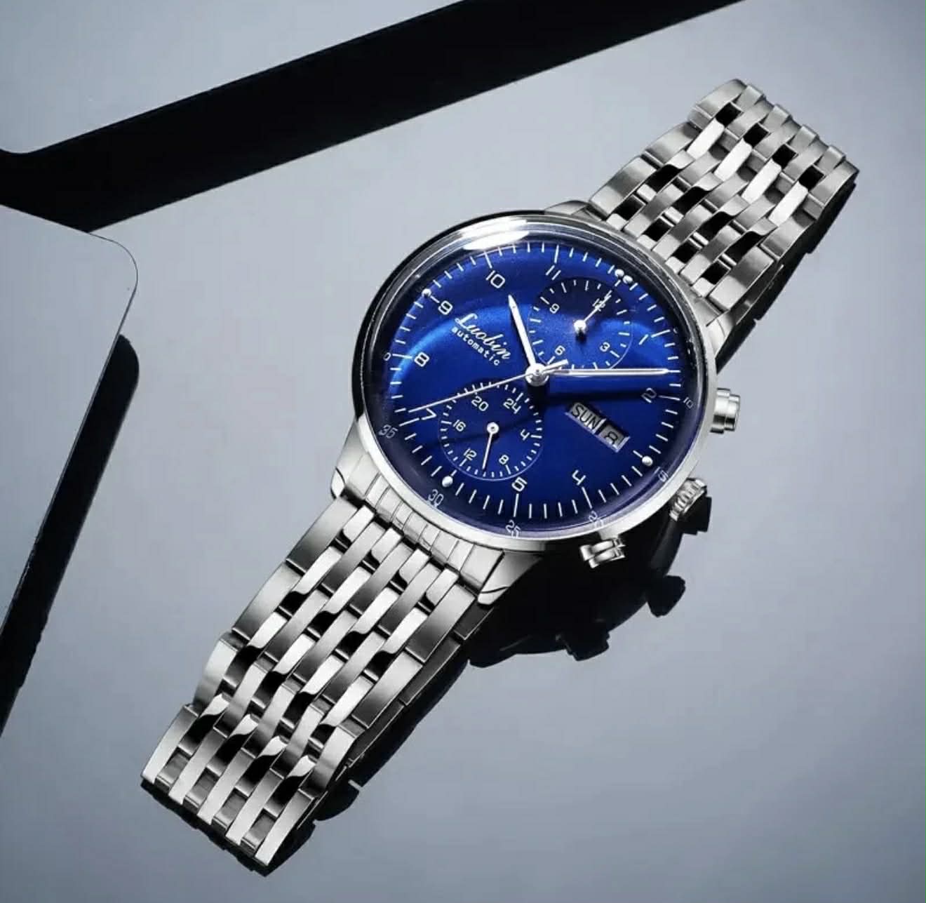 Luobin Automatic 42mm Watch W/2 Styles Strap | LB1815