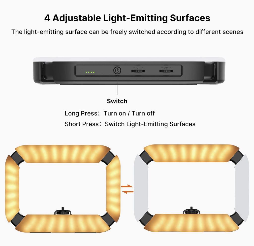 ULANZI U200 Phone Camera Ring Light Video Rig