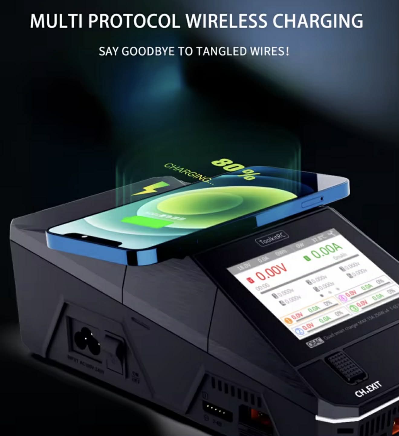 ToolkitRC Q6AC Quad AC/DC Smart Charger | TK12900