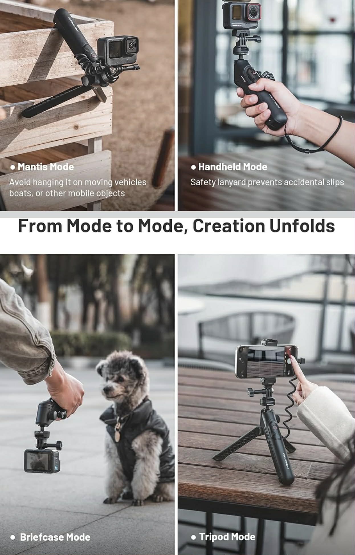 PGYTECH CapLock MantisPod Power | GoPro Edition