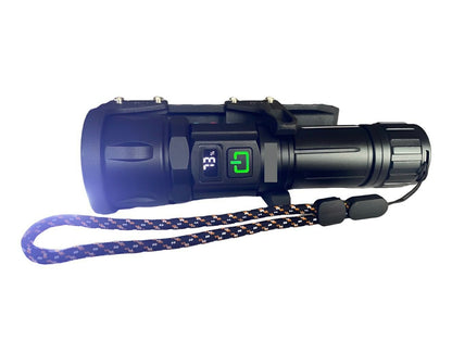 Magnetic Zoom Flashlight W/Tactical Bracket Clip | W5239