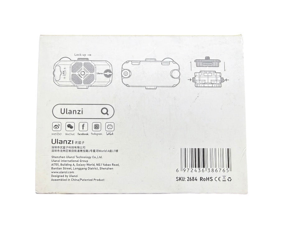 Ulanzi 2684 Fast Claw Clip Quick Release Mount