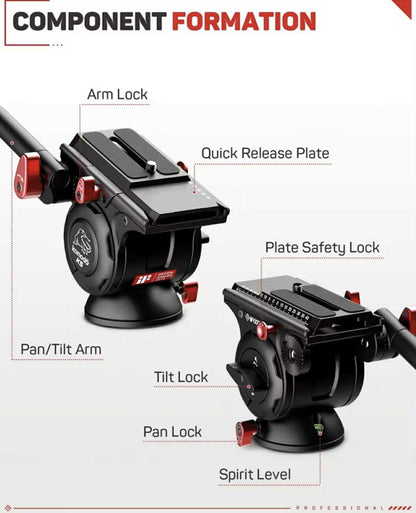 iFOOTAGE Komodo K5 Fluid Head Video Tripod Head