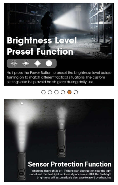 Nitecore EDC23 2500LM Ultra Slim Tactical Flashlight