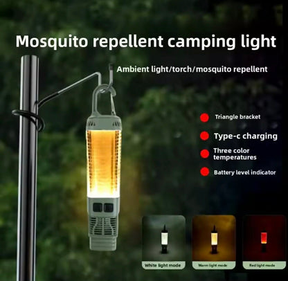 Mosquito Control Flashlight W/Mosquito Tablets & Tripod | SJ-016