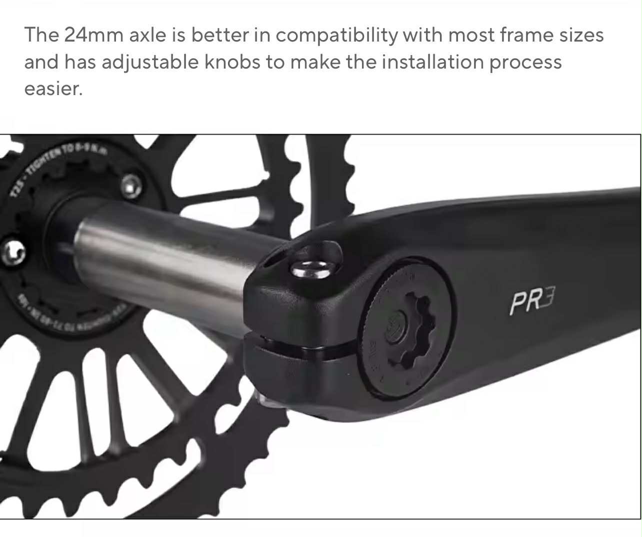 SENICX PR3 Bicycle Crankset 2X11S 46/30T
