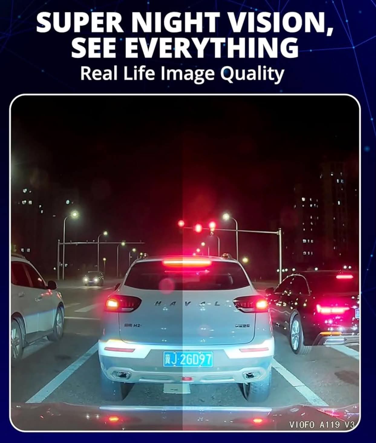 VIOFO A119 V3 Quad HD+ Car Front Dash Camera