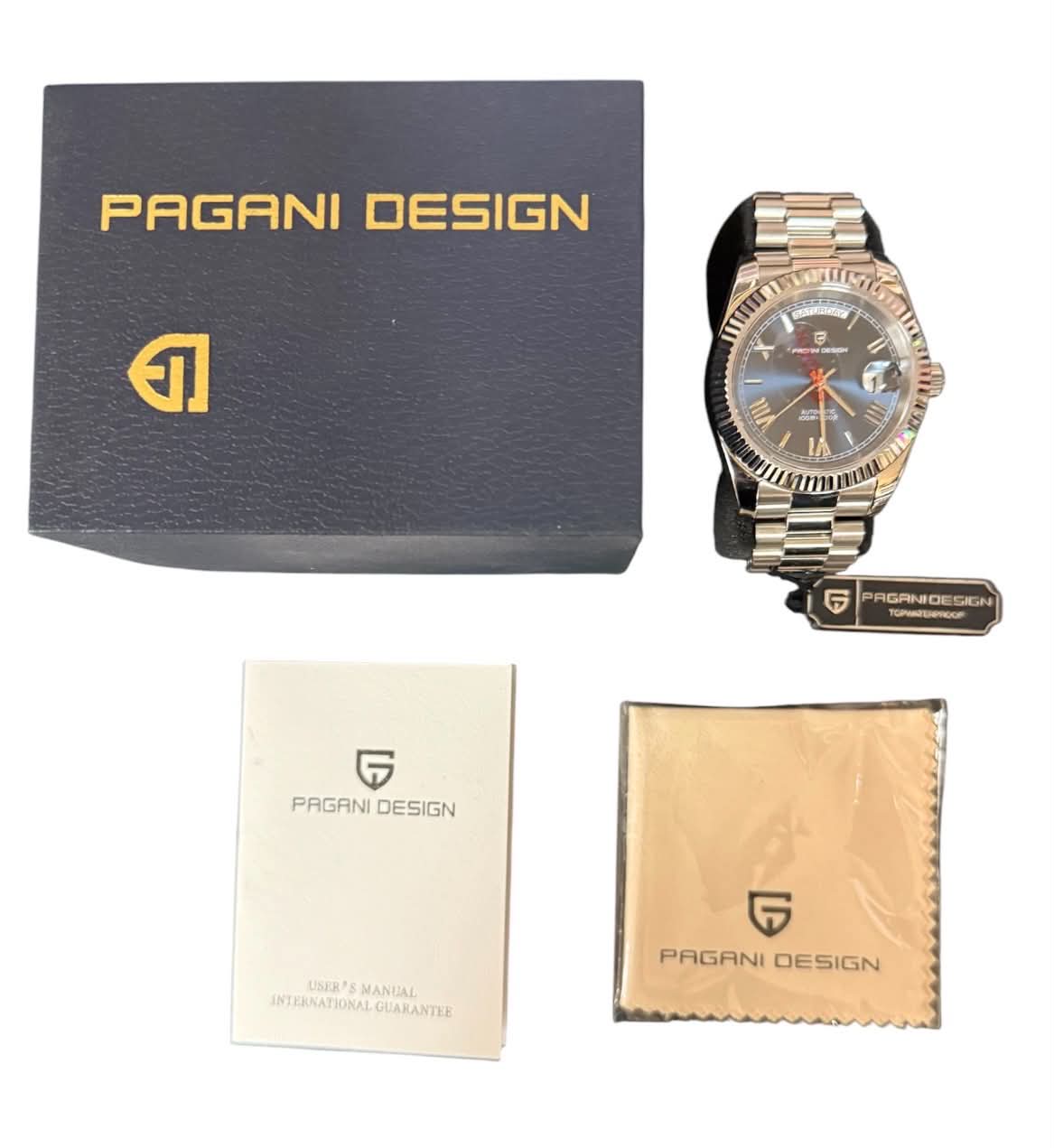Pagani Design PD-1783 Men Automatic Luxury Watch W/Date Day Display