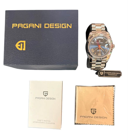 Pagani Design PD-1783 Men Automatic Luxury Watch W/Date Day Display