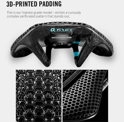 RYET CARBON WORKS K30 3D Printed Full Carbon Bicycle Saddle