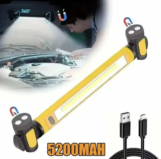 Rotating Magnetic & Hooks LED Light Baton