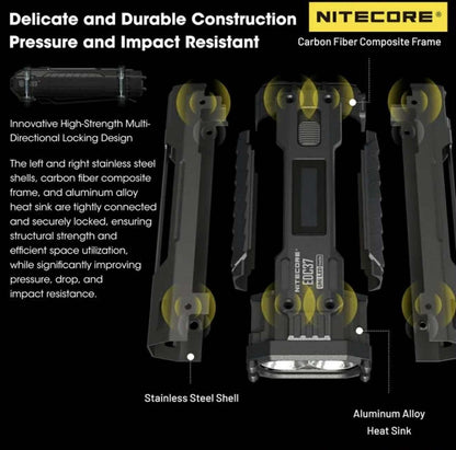 NITECORE EDC37 Lumin Shield Tactical Flashlight