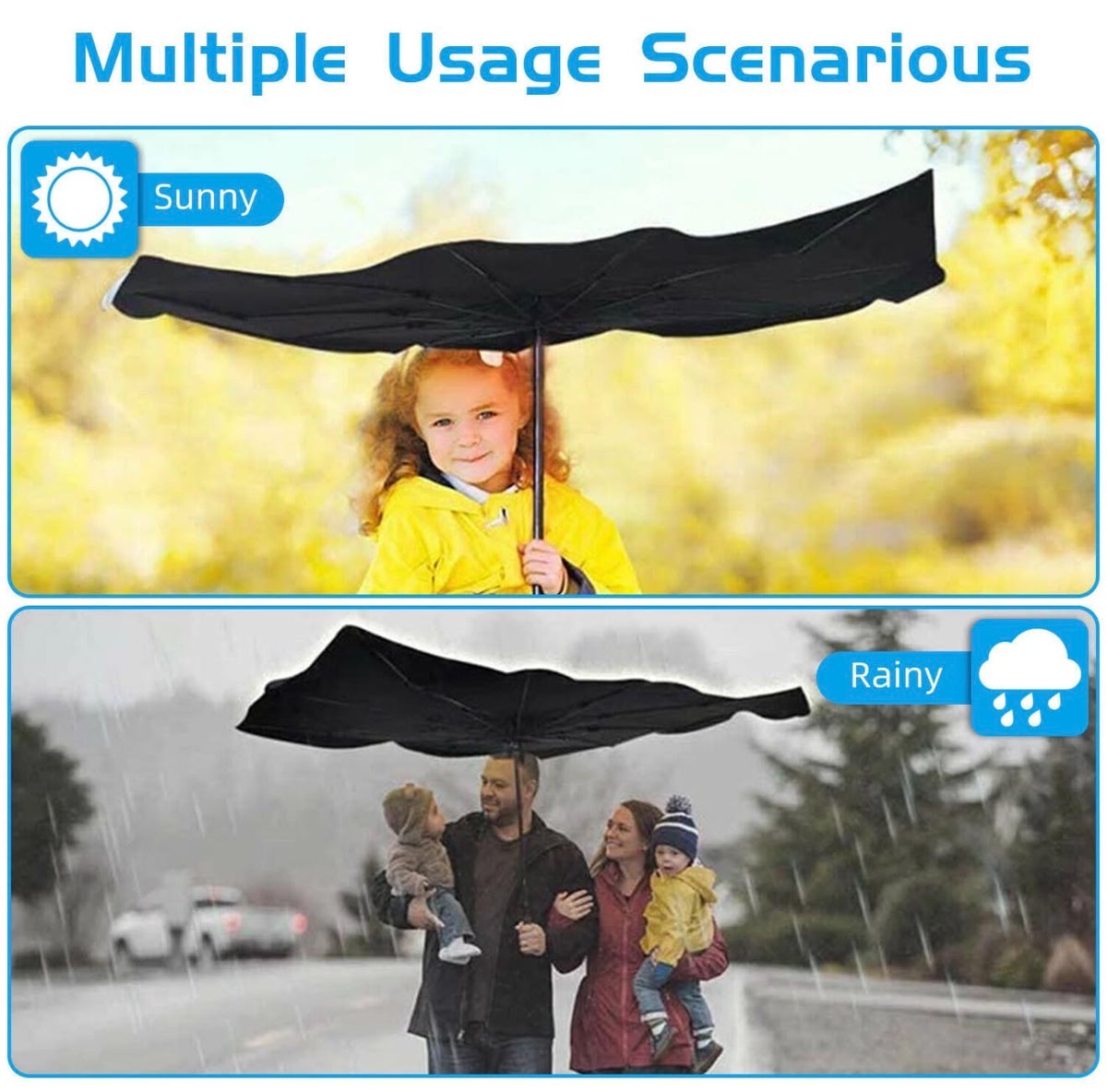 Foldable Car Windshield Sunshade Umbrella