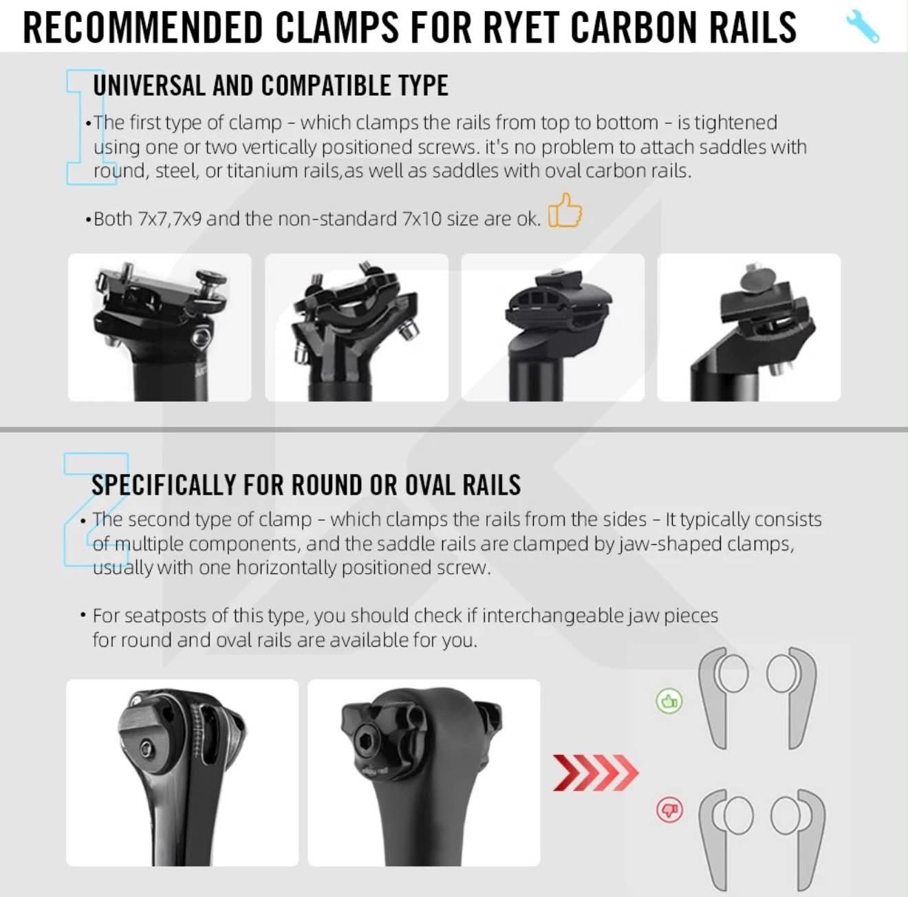 RYET CARBON WORKS K30 3D Printed Full Carbon Bicycle Saddle