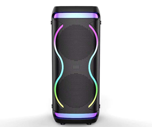 BT Speaker 8”x2 Karaoke W/Wireless Mic | CS-8809