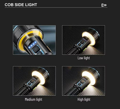 White Laser + COB Camping Lamp Flashlight | 609