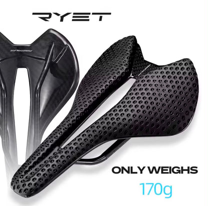 RYET Carbon PREMIUM 3D-Printed Honeycomb Bicycle Saddle | SD-T60-3D
