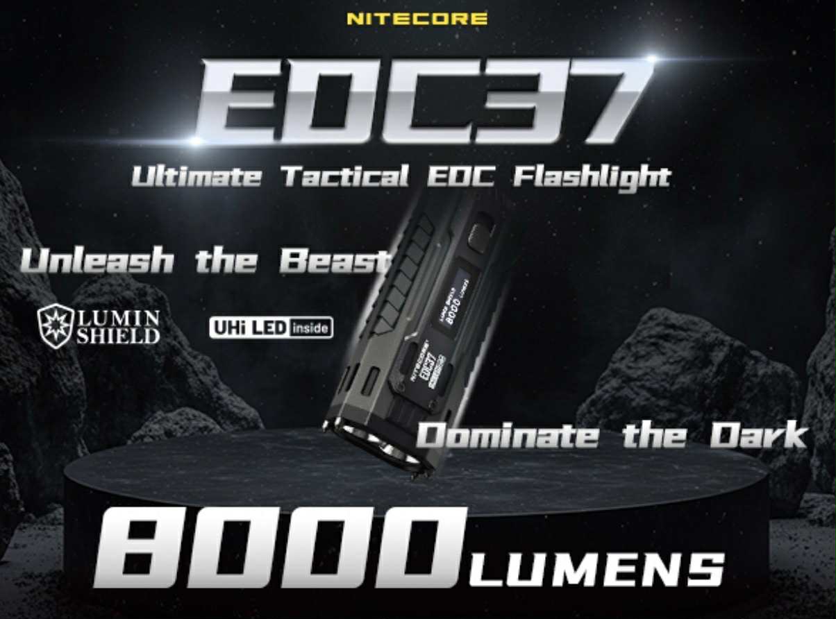 NITECORE EDC37 Lumin Shield Tactical Flashlight