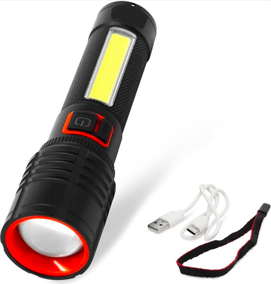 Power Style White Laser + COB Torch | PS-LED+COB-GB