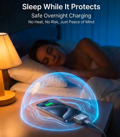 Full Charge Separator USB-C AI Smart Auto Power-Off Disconnect 140W