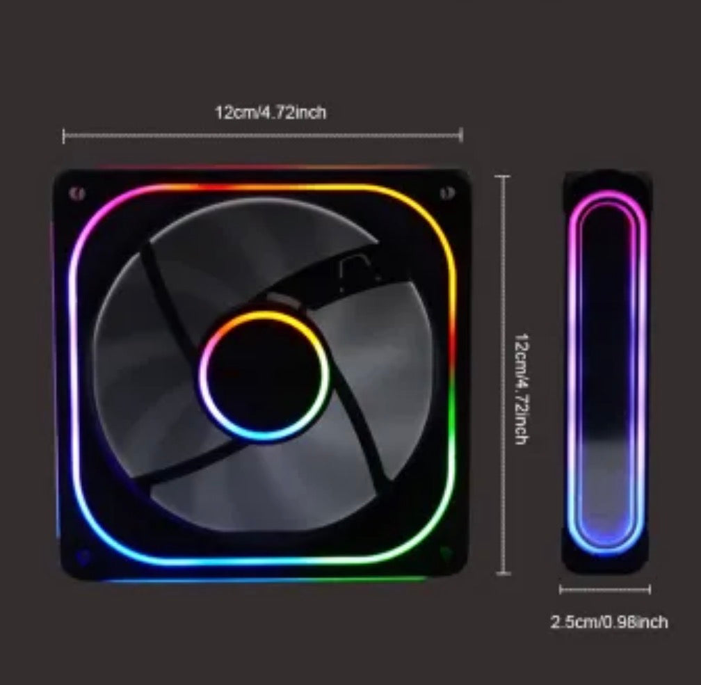 MANMU SFS-36 PC Cooling Fan 120mm RGB Fan CPU Cooler