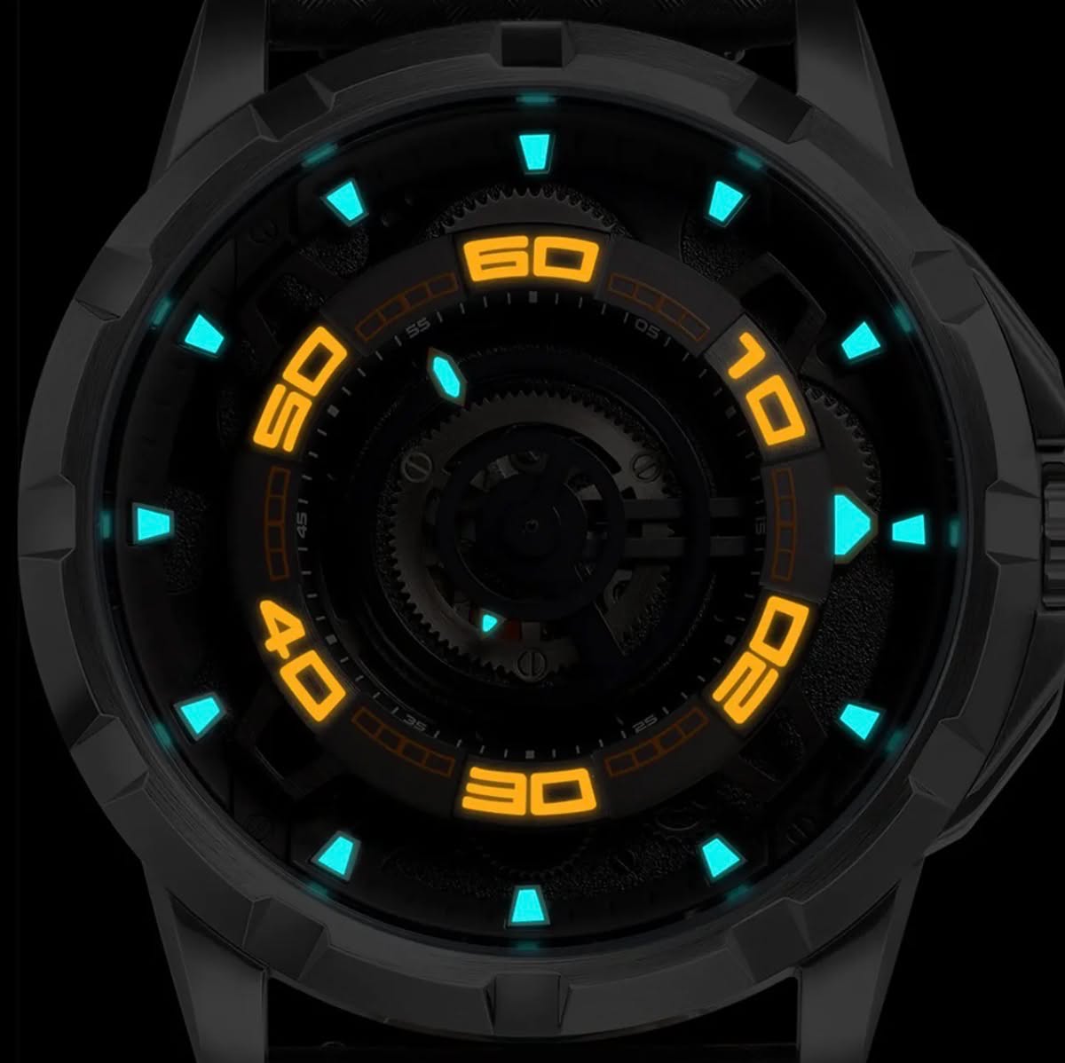 BERNY AM198M Automatic Skeleton Men’s Watch