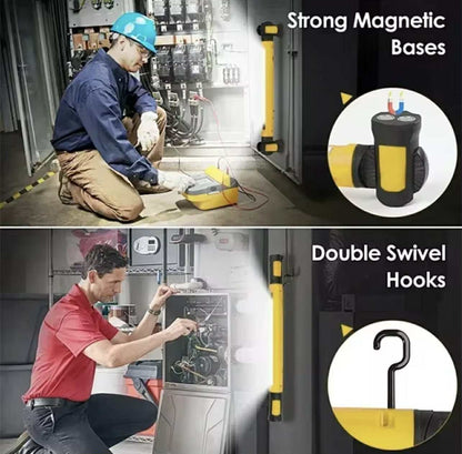 Rotating Magnetic & Hooks LED Light Baton