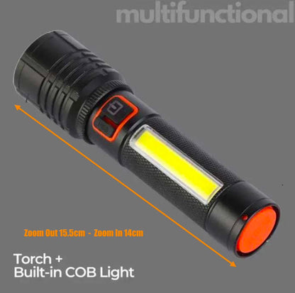 Power Style White Laser + COB Torch | PS-LED+COB-GB