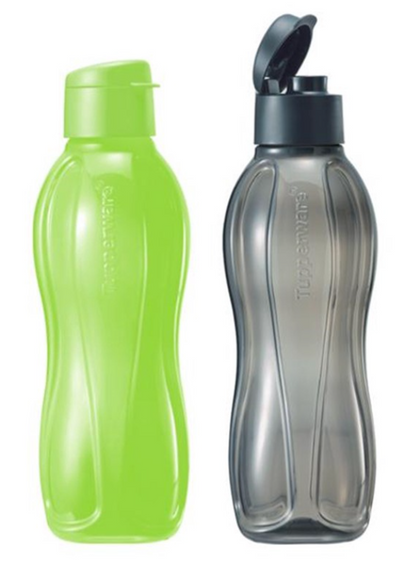 Tupperware ECO Twin Pack 1L Flip Top Drinking Bottle