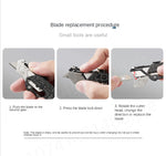 SwissTech Multi-function Art Knife Small Unpacking Express Box Opener Paper Cutting Combination Tool