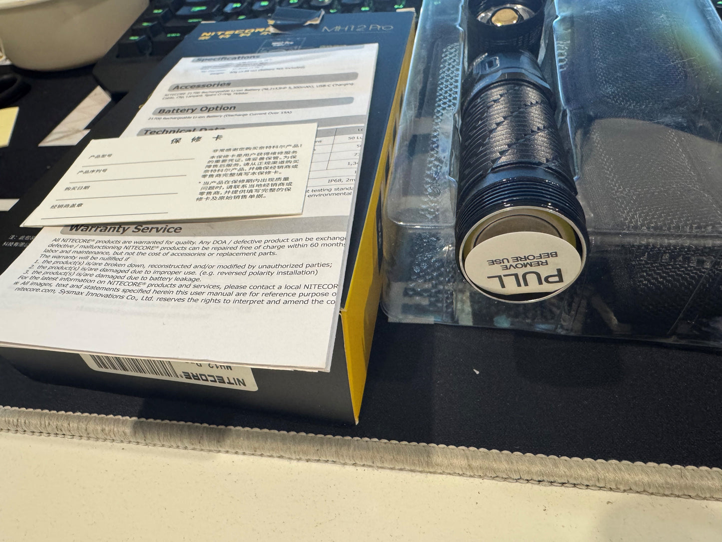 Nitecore MH12 Pro 3300lm Torch Flashlight