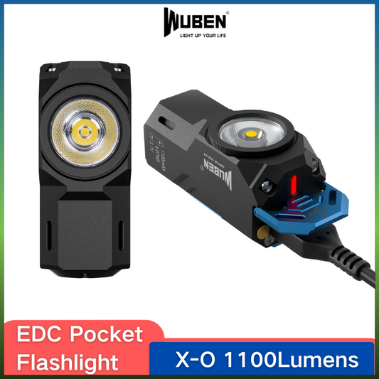 WUBEN X0 Type-C Rechargeable Aluminum Brightest EDC Pocket Flashlight With Magnetic Troch Light