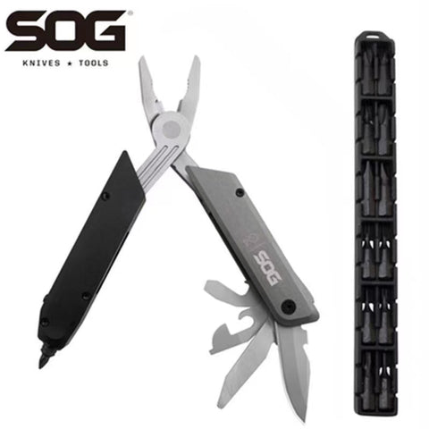 SOG Q1 / Q2 / Q3 / Q4 Pen Scissors Multifunctional Folding Pliers Bottle Opener Outdoor Combination Tool Pliers