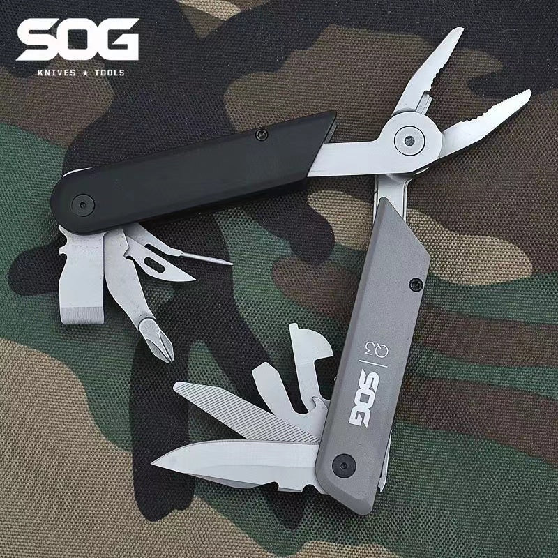 SOG Q1 / Q2 / Q3 / Q4 Pen Scissors Multifunctional Folding Pliers Bottle Opener Outdoor Combination Tool Pliers