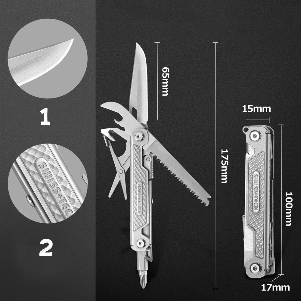 SWISS TECH 11 in 1 Folding Multi Outdoor Pocket Mini Portable Tool Epic. Store