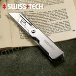 Swiss+Tech Folding Utility Knife Unpacking Express Knife Paper Knife Wallpaper Knife Small Cutting Blade